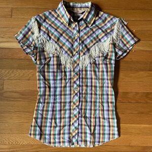Vintage H Bar C California Ranchwear Western Pearl Snap Shirt Women’s Plaid XS 2